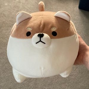 Anime stuffed corgi plush